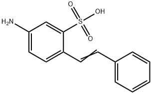 4-aminostilbene-2-sulphonic acid Structure