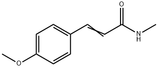 (E)-3-(4-methoxyphenyl)-N-methyl-prop-2-enamide 구조식 이미지