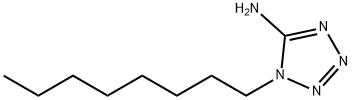 1-Octyl-1H-tetrazol-5-amine 구조식 이미지
