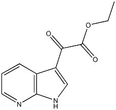 1H-Pyrrolo[2,3-b]pyridine-3-acetic acid, a-oxo-, ethyl ester 구조식 이미지