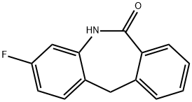 3-fluoro-5,11-dihydro-6H-dibenz[b,e]azepin-6-one Structure