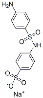 4-[[(4-Aminophenyl)sulfonyl]amino]benzenesulfonic acid sodium salt 구조식 이미지