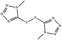 5,5'-dithiobis(1-methyltetrazole) Structure