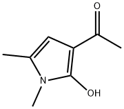 Ethanone, 1-(2-hydroxy-1,5-dimethyl-1H-pyrrol-3-yl)- (9CI) Structure