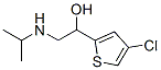 1-(4-Chloro-2-thienyl)-2-isopropylaminoethanol Structure