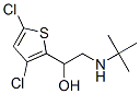 2-tert-Butylamino-1-(3,5-dichloro-2-thienyl)ethanol Structure