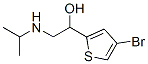 1-(4-Bromo-2-thienyl)-2-isopropylaminoethanol Structure