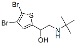 2-tert-부틸아미노-1-(4,5-디브로모-2-티에닐)에탄올 구조식 이미지