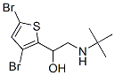 2-tert-Butylamino-1-(3,5-dibromo-2-thienyl)ethanol Structure