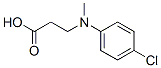 3-[(4-CHLOROPHENYL)(METHYL)AMINO]PROPANOIC ACID Structure