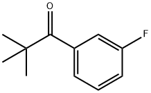 2,2-DIMETHYL-3'-FLUOROPROPIOPHENONE 구조식 이미지