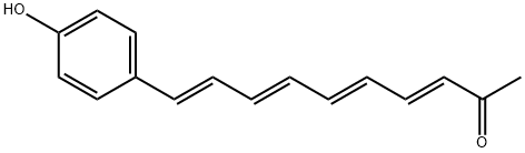 (3E,5E,7E,9E)-10-(4-Hydroxyphenyl)-3,5,7,9-decatetren-2-one Structure