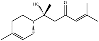 (R)-6-Hydroxy-2-methyl-6-[(S)-4-methyl-3-cyclohexen-1-yl]-2-hepten-4-one 구조식 이미지