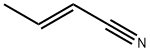 (2E)-2-Butenenitrile Structure