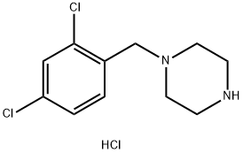 1-(2,4-Dichlorobenzyl)piperazine dihydrochloride 구조식 이미지