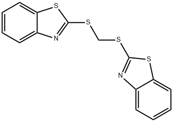 2,2'-[methylenebis(thio)]bis-Benzothiazole 구조식 이미지