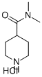 피페리딘-4-카르복실산디메틸아미드HCL 구조식 이미지