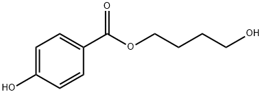 4-Hydroxybenzoic acid 4-hydroxybutyl ester 구조식 이미지