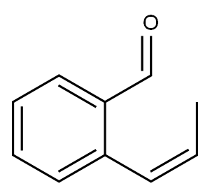 Benzaldehyde, 2-(1Z)-1-propenyl- (9CI) 구조식 이미지