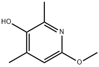 3-Pyridinol, 6-methoxy-2,4-dimethyl- (9CI) 구조식 이미지