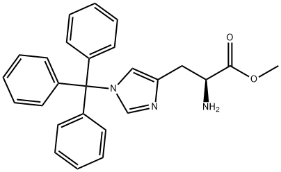 H-HIS(1-TRT)-OME HCL Structure