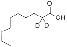DECANOIC-2,2-D2 ACID 구조식 이미지