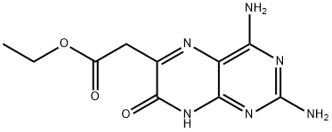 2,4-DiaMino-7-히드록시-6-프테리딘아세트산에틸에스테르2,4-DiaMino-7-히드록시-6-프테리딘아세트산에틸에스테르 구조식 이미지