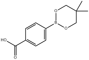 4-(5,5-DIMETHYL-1,3,2-DIOXABORINAN-2-YL)BENZOIC ACID Structure