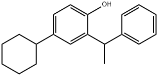 4-cyclohexyl-2-(1-phenylethyl)phenol Structure