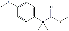 2-(4-메톡시-페닐)-2-메틸-프로피온산메틸에스테르2-(4-메톡시-페닐)-2-메틸-프로피온산메틸에스테르 구조식 이미지