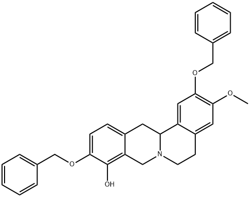 Dibenzyl 9-Desmethyl D,L-Stepholidine 구조식 이미지