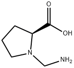 Proline, 1-(aminomethyl)- (9CI) 구조식 이미지