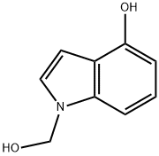 1H-Indole-1-methanol,4-hydroxy-(9CI) Structure