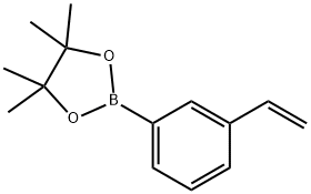 2-(3-Ethenylphenyl)-4,4,5,5-tetramethyl-1,3,2-dioxaborolane 구조식 이미지