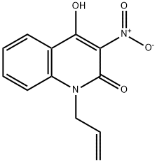 1-allyl-4-hydroxy-3-nitro-1H-quinolin-2-one 구조식 이미지
