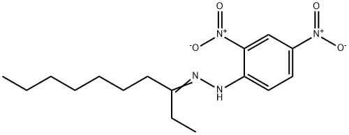 3-Decanone (2,4-dinitrophenyl)hydrazone 구조식 이미지