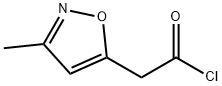 5-Isoxazoleacetylchloride,3-methyl-(9CI) 구조식 이미지