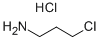 3-Chloropropylamine hydrochloride Structure