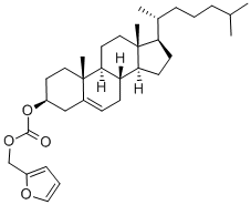 CHOLESTERYL FURFURYL CARBONATE 구조식 이미지