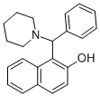 1-(PHENYL(PIPERIDIN-1-YL)METHYL)NAPHTHALEN-2-OL 구조식 이미지