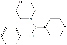 dimorpholin-4-yl-phenyl-sulfanylidene-phosphorane 구조식 이미지