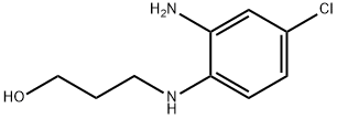 3-[(2-amino-4-chlorophenyl)amino]propan-1-ol 구조식 이미지