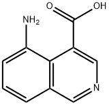 4-Isoquinolinecarboxylicacid,5-amino-(9CI) Structure