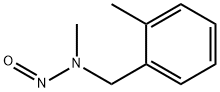 N-메틸-N-니트로소-(2-메틸페닐)메틸아민 구조식 이미지