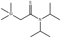 에탄티오아미드,N,N-비스(1-메틸에틸)-2-(트리메틸실릴)- 구조식 이미지