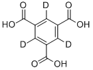 1,3,5-BENZENE-2,4,6-D3-TRICARBOXYLIC ACID Structure