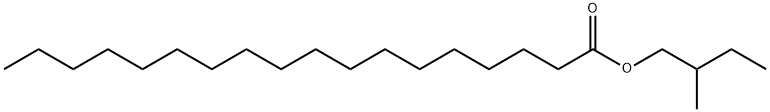 Octadecanoic acid, 2-Methylbutyl ester 구조식 이미지