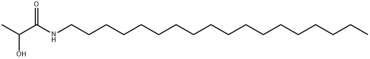 2-hydroxy-N-octadecyl-propanamide Structure