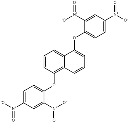 1,5-비스(2,4-디니트로페녹시)나프탈렌 구조식 이미지