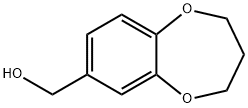3,4-DIHYDRO-2H-1,5-BENZODIOXEPIN-7-YLMETHANOL 구조식 이미지